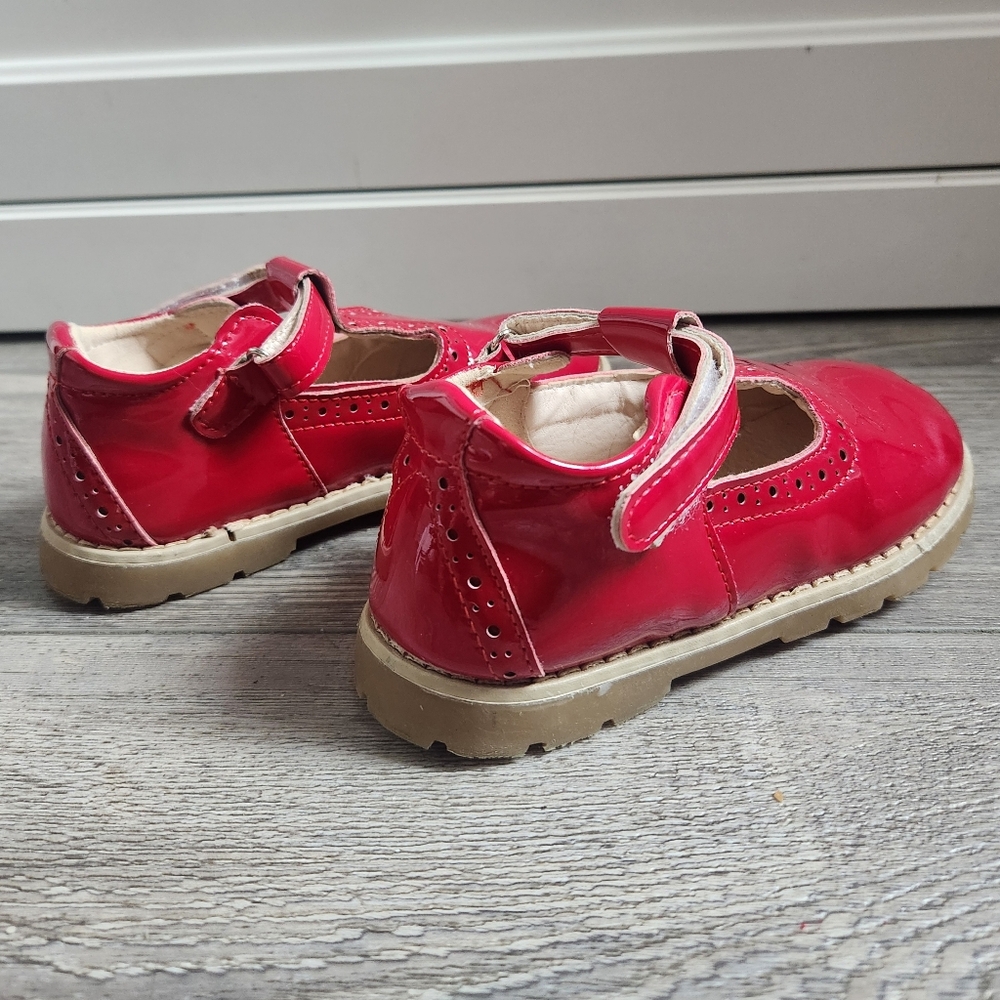 Chic Red Kids Dress Shoes - Picture 7 of 11